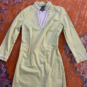 NWOT STS Sail to Sable Roped Green/Yellow Dress Size XS